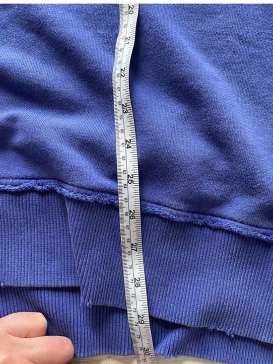 Aerie blue oversized Crewneck Sweatshirt - Self Care Club - Picture 7 of 10